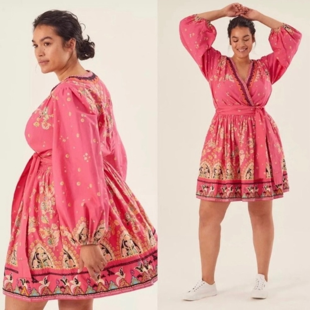 Anthropologie Raquel Embroidered Dress